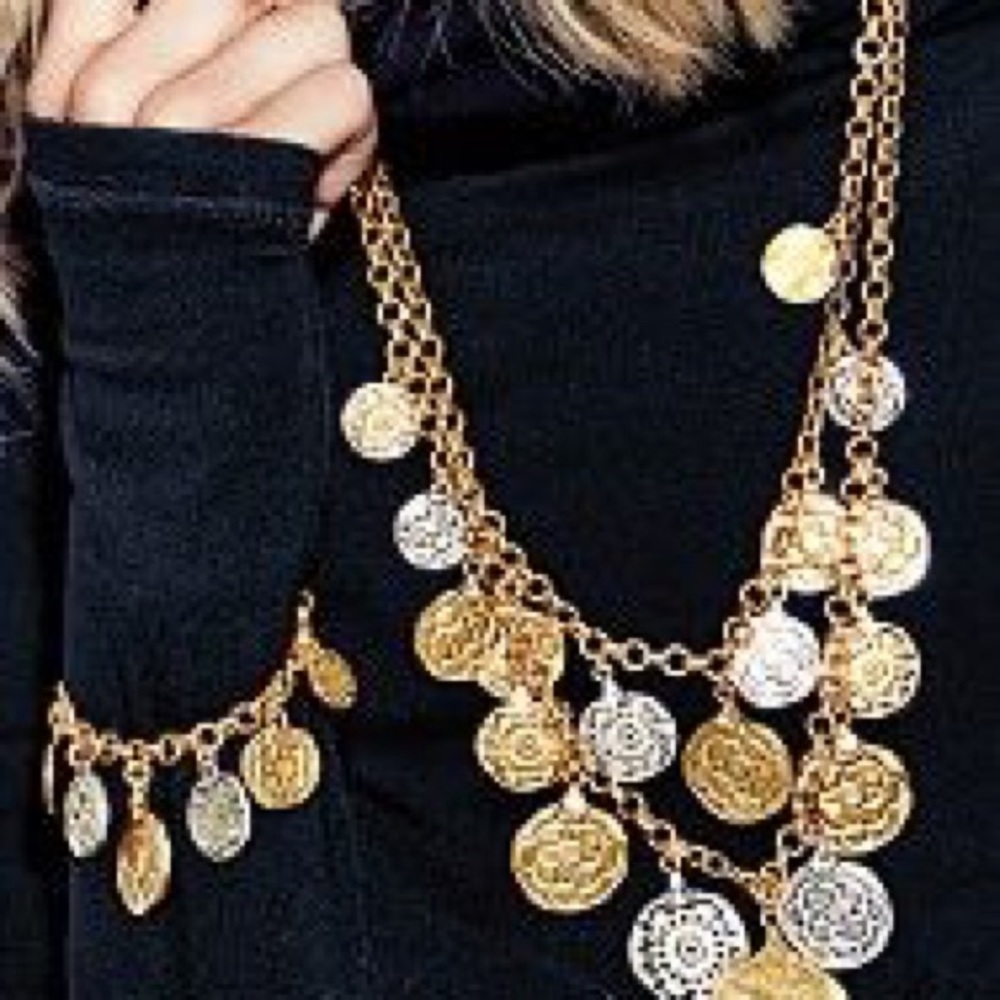 Cabi Tile Coin Necklace